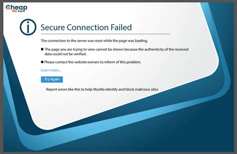 Connection Failed .